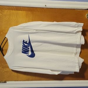 Vintage White Long Sleeve Nike Shirt